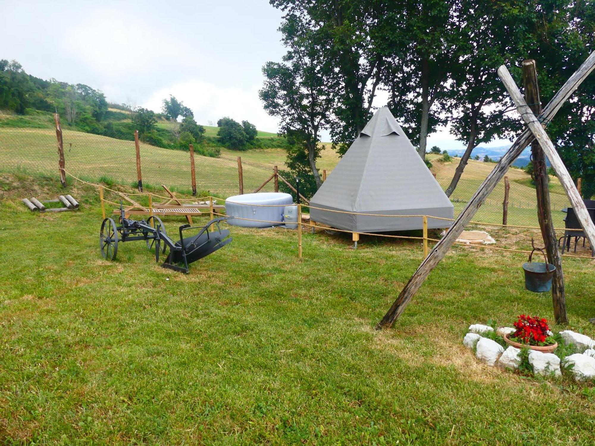 Vila La Fattoria Dei Sibillini Montemonaco Exteriér fotografie